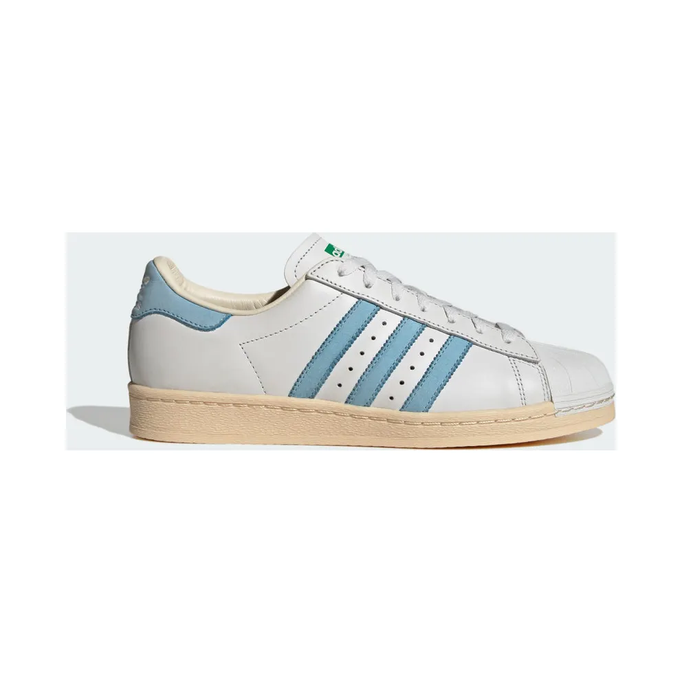 Adidas Superstar 82 Crystal White / Clear Blue / Green (ID2151)