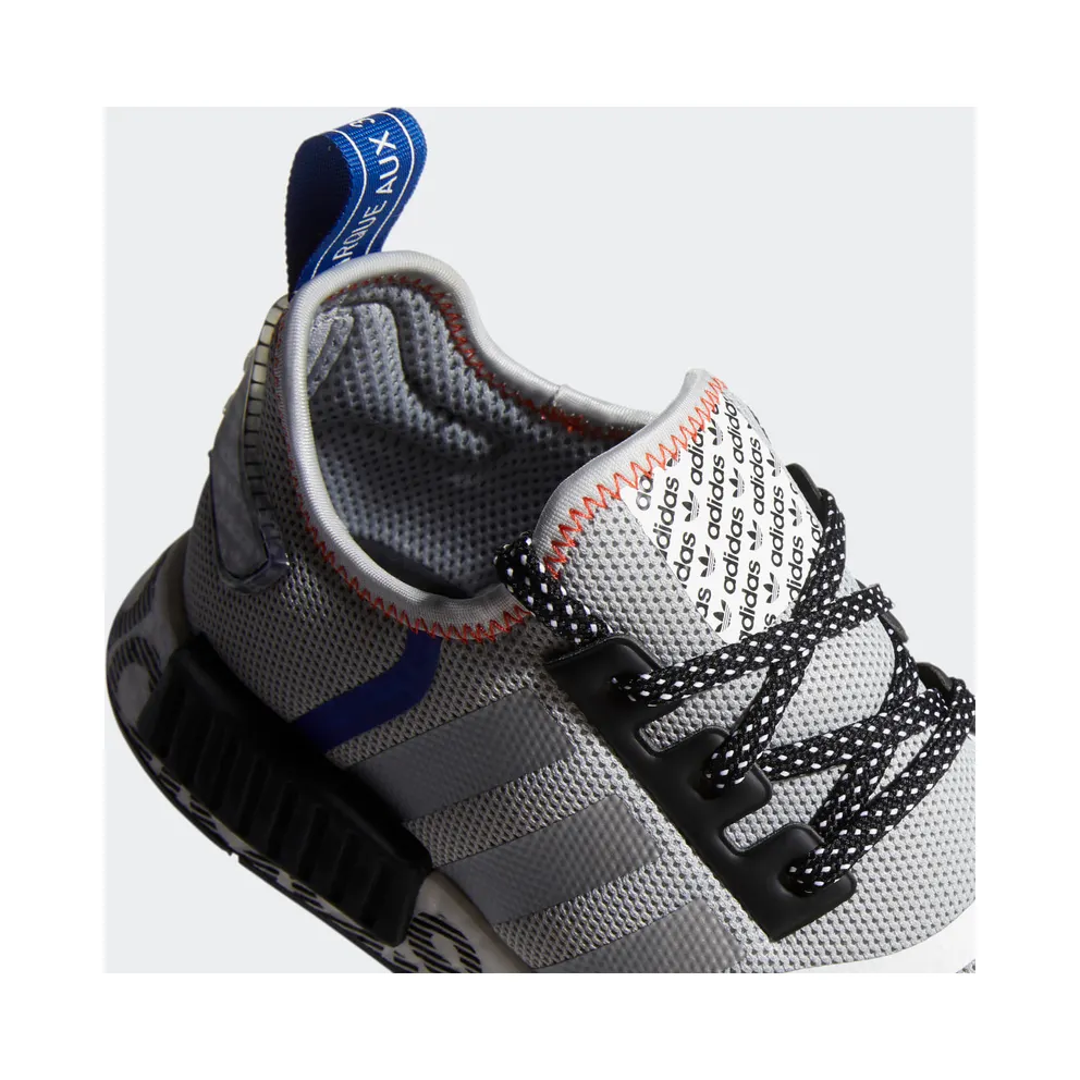 Adidas NMD_R1 Logo Print Grey/Black/Red (FV5217)