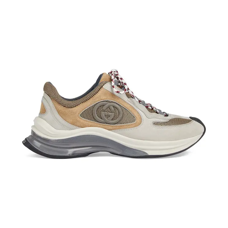 Gucci Run Beige Tan Suede (746939 AAB62 1441)