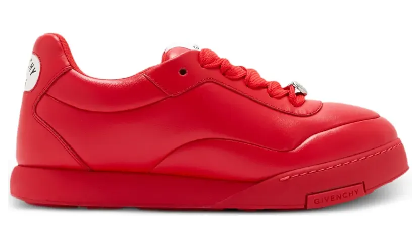 Givenchy Leren sneakers met logoplakkaat – Rood (BH00B7H1XT)