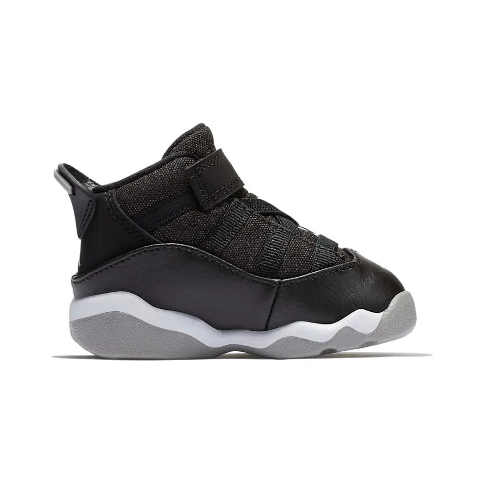 Jordan RETRO 6 RINGS TD “Black / Matte Silver / White” (323420-021)
