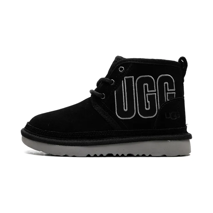 Ugg Neumel Graphic Outline PS “BLACK/GREY” (1130787K-BLK)