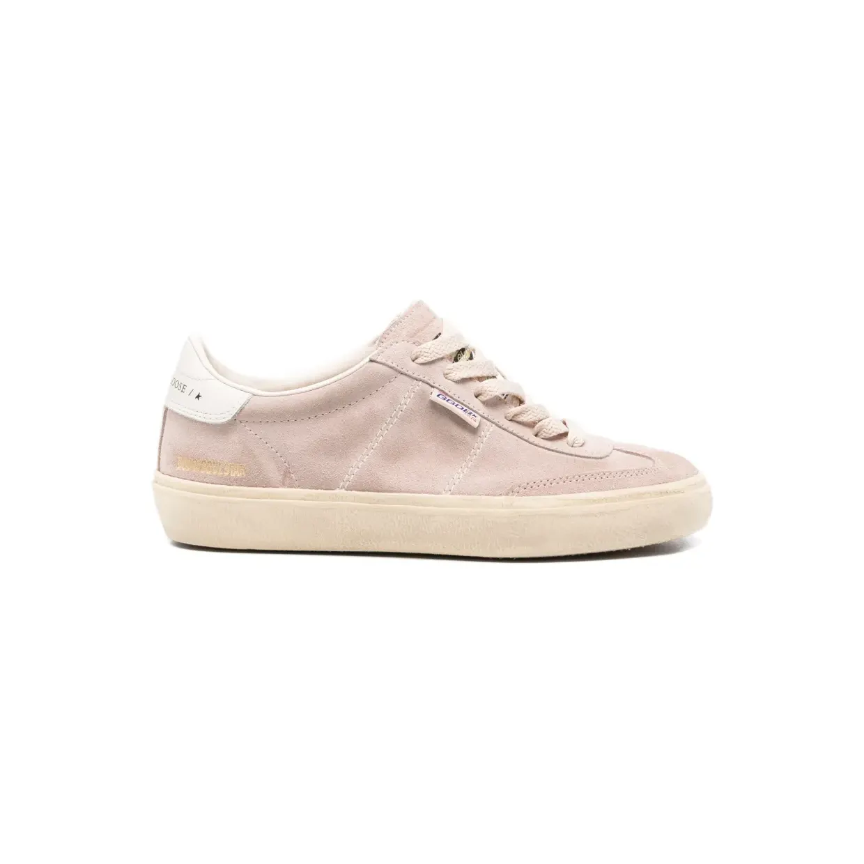 Golden Goose Soul-Star Sneakers aus Wildleder – Nude (GWF00464F008350)