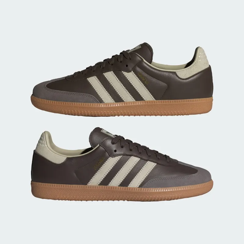 Adidas Samba OG Brown / Putty Grey / Gold Metallic (ID1481)