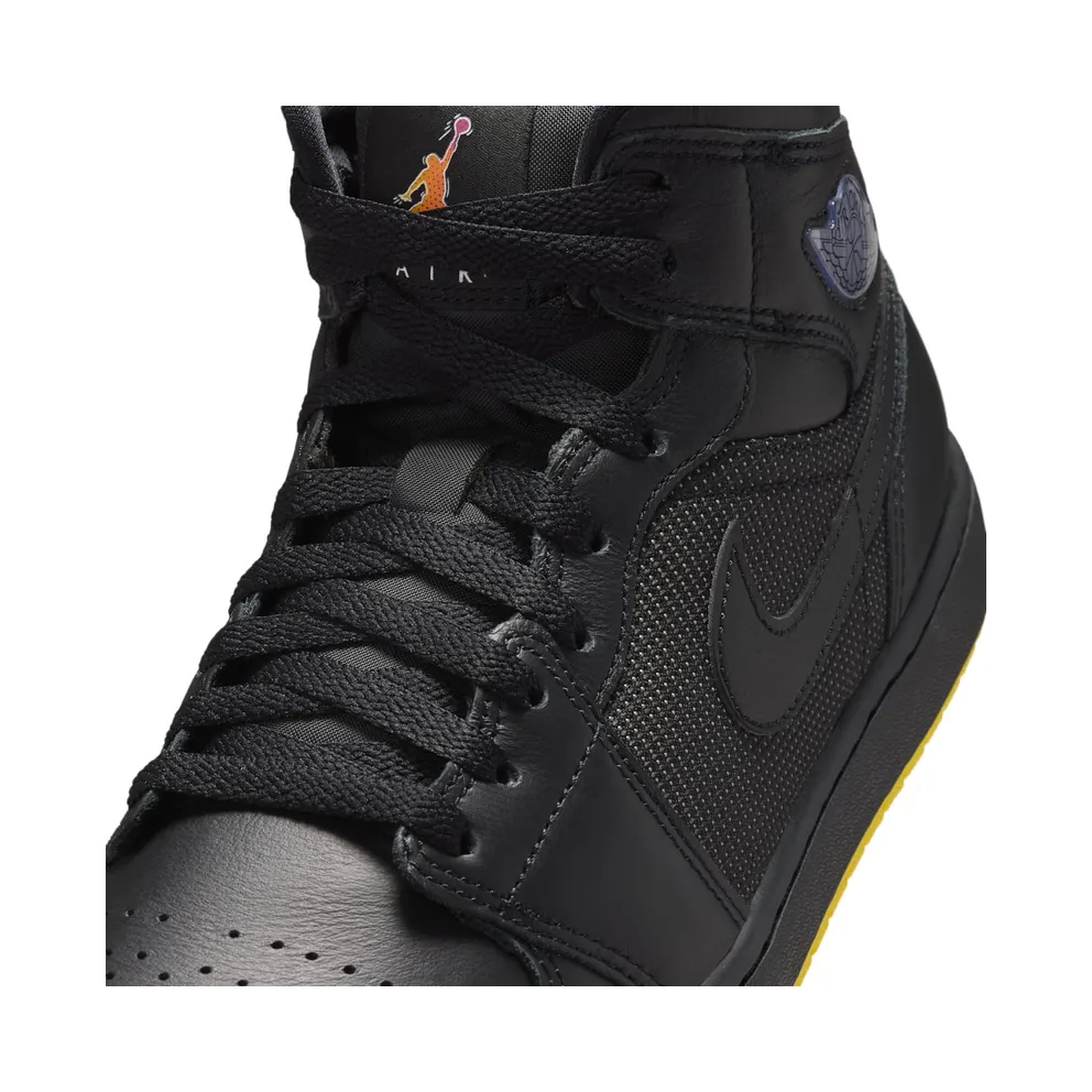 Air Jordan 1 Mid – Comic – “Black / Opti Yellow / Silver” (IO2052-001)