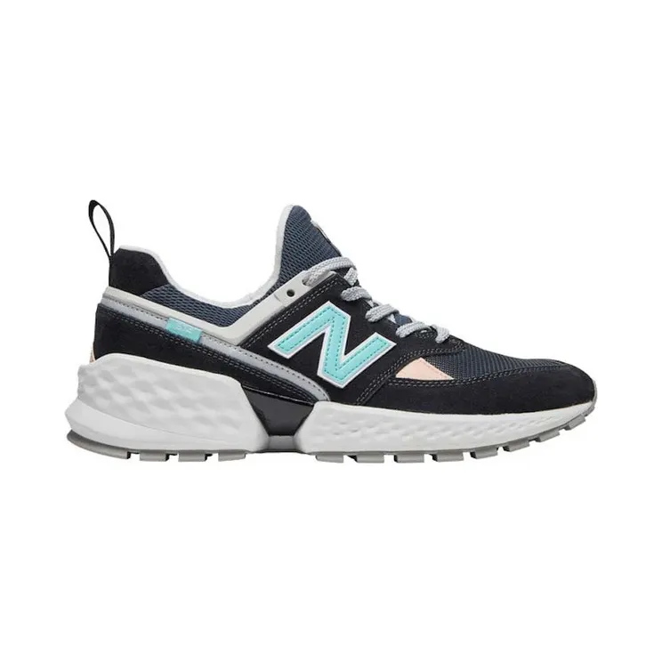 New Balance 574 Black Blue Teal (MS574GNBD)