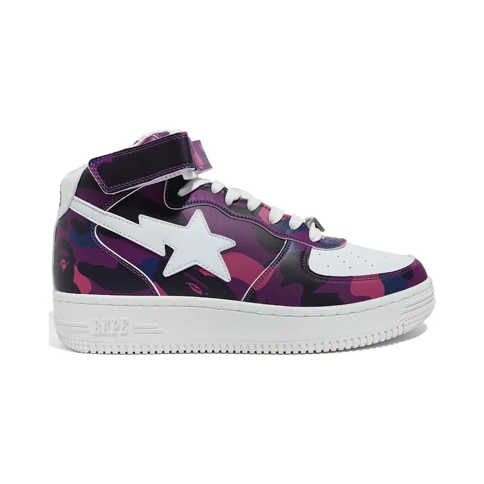 A Bathing Ape Bape Sta Mid Camo Purple (1G80191008-PUR)