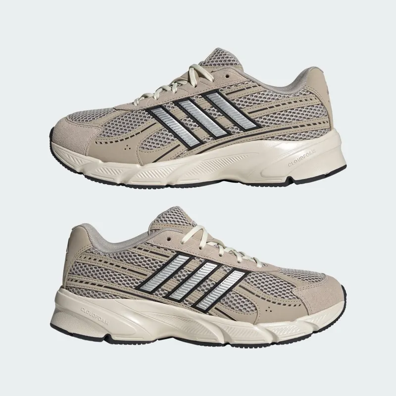 Adidas TECHNOCHAOS 2000 Shoes Light Brown / Matte Silver / Wonder Beige (KI7031)