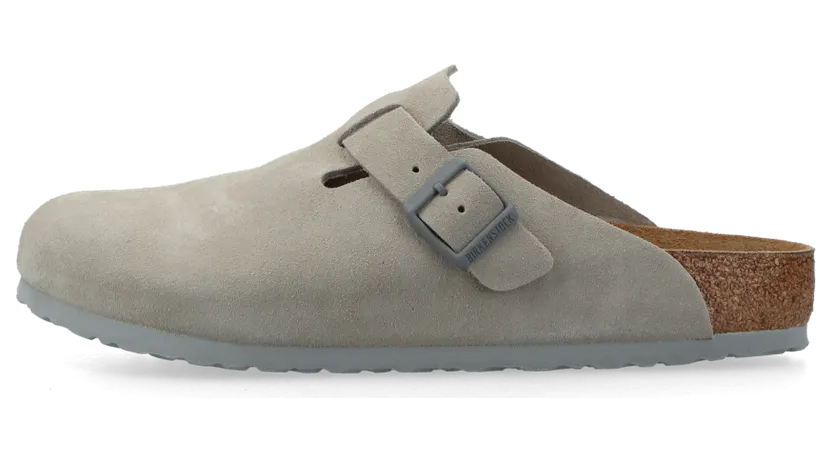 Birkenstock Boston Suede Leather (stone coin) – 1027688