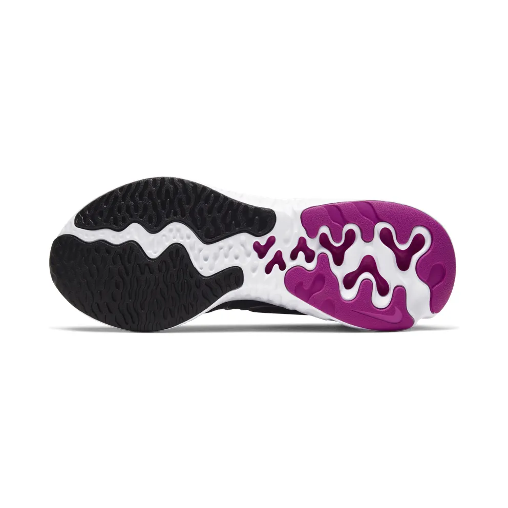 Nike Renew Run Black White (W) Black/White-Fire Pink-Metallic Dark Grey (CK6360-004)