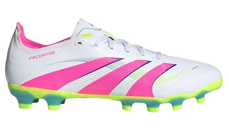 adidas Predator League MG Cloud White Lucid Pink Lucid Lemon (ID3773)