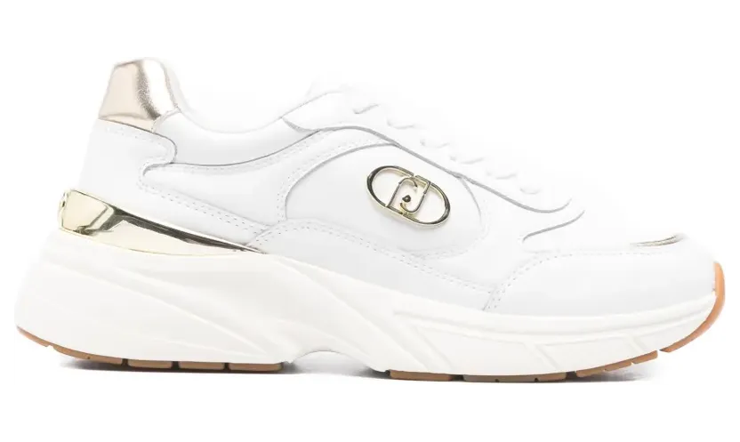 LIU JO LJ01 sneakers met logoplakkaat – Wit (BA6045P010201111)
