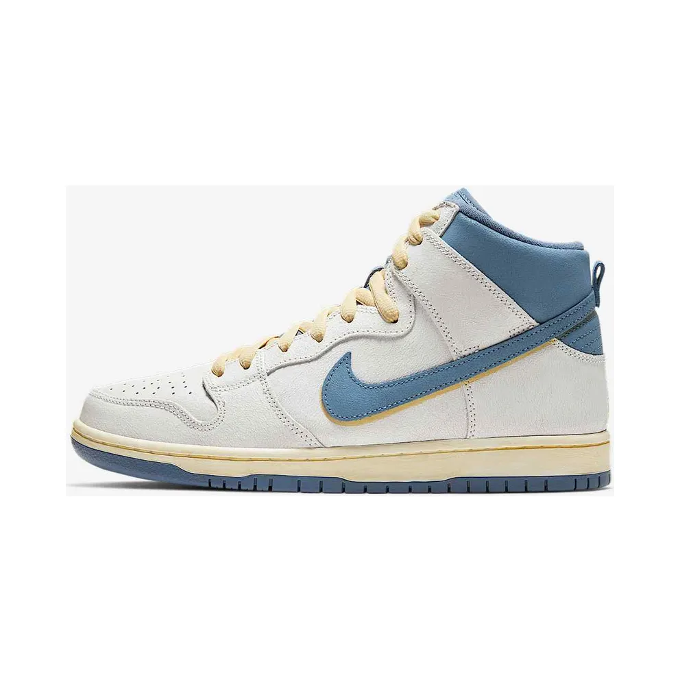 Nike SB Dunk High Atlas Lost at Sea (2020) White/Blue-Yellow (CZ3334-100)