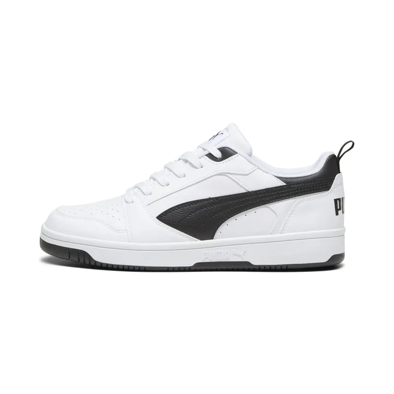 Puma Rebound V6 Low “Puma White / Puma Black / Puma Black” (392328_02)