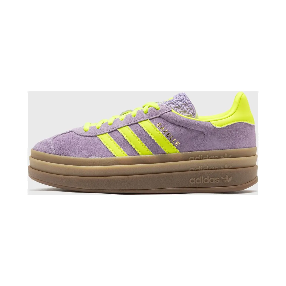 adidas Gazelle Bold Powder Plum Solar Yellow