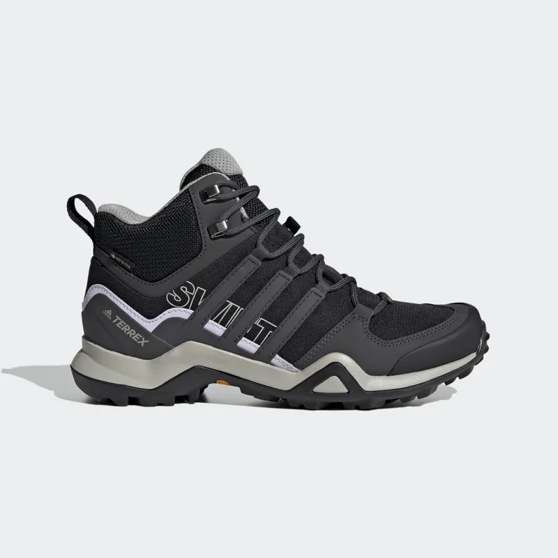 adidas Terrex Swift R2 Mid GORE-TEX Hiking Core Black / Dgh Solid Grey / Purple Tint (EF3357)