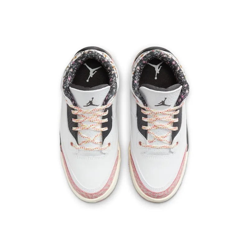 Air Jordan 3 PS “White/Red Stardust” (FQ9174-100)