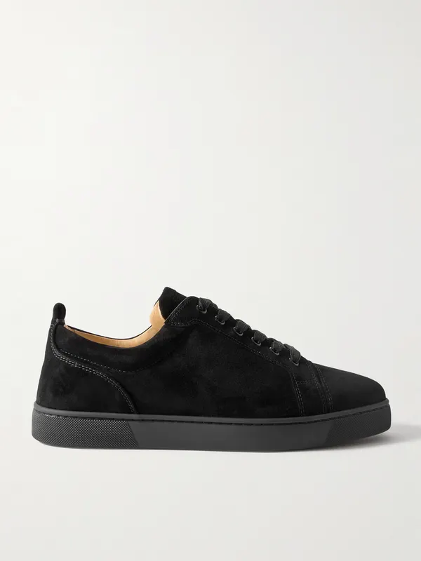 Christian Louboutin Louis Junior Suede Sneakers Black (3240421)