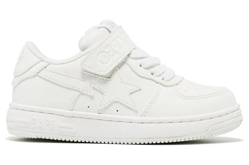 A Bathing Ape Bape Sta Low #1 Triple White (1J70-391-001-WHT)