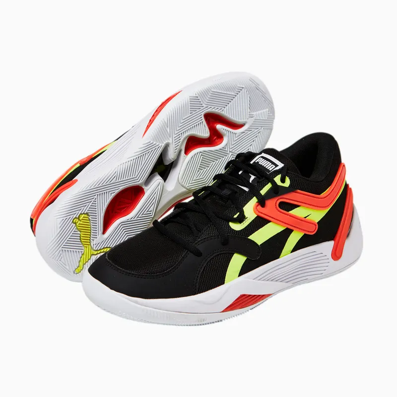 Men’s PUMA Trc Blaze Court Black/Cherry Tomato (376582-03)