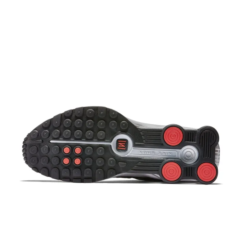 Nike Shox R4 Black Silver Orange (2015) Black/Metallic Silver-Max Orange-Metallic Silver (104265-065)