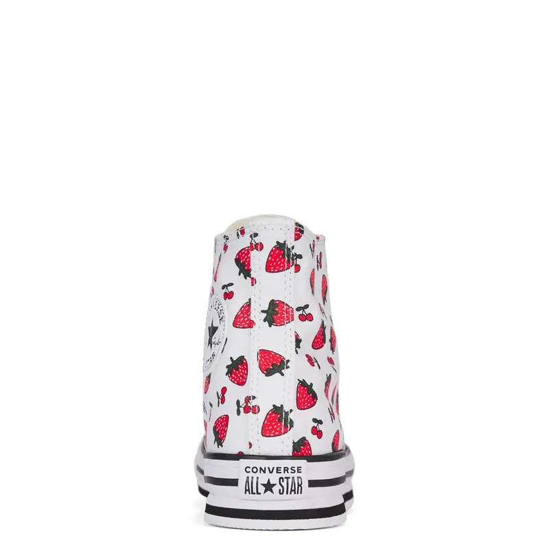 Converse CTAS PLATFORM EVA HI WHITE/GARNET/WHITE (668016C)