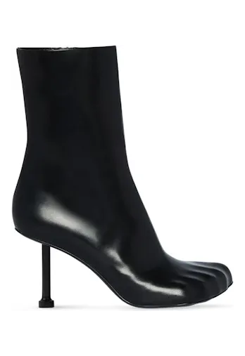 Balenciaga Fetish 80mm Bootie Black Sheepskin (678892WBCW01000)