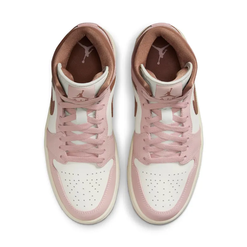 Jordan 1 Mid “Pink Oxford Brown” (BQ6472-620)