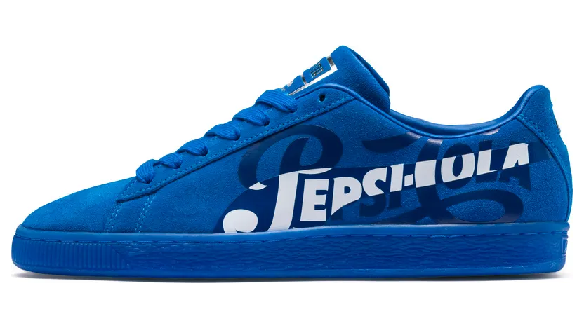 Puma Suede Pepsi Blue