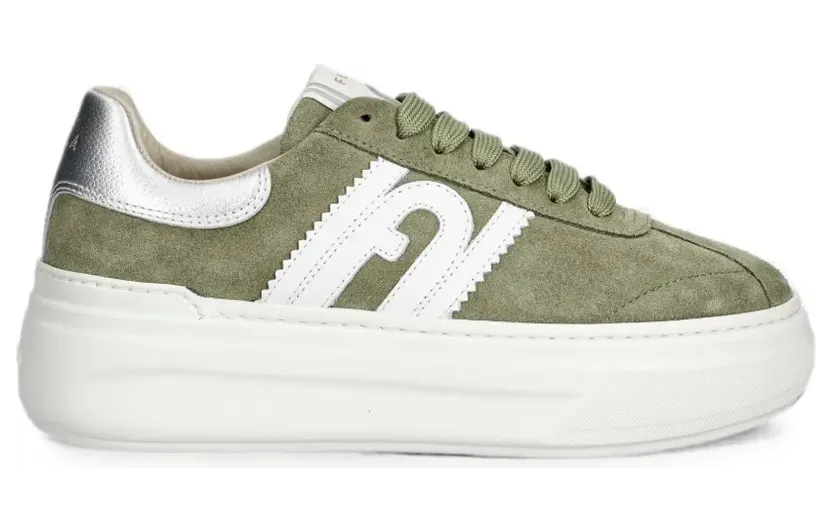 Furla Nuage low-top met platform “Green” (YJ88NUABX4452)