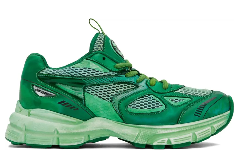 Axel Arigato SSENSE Exclusive Green Marathon Dip-Dye Sneakers (F0155017)