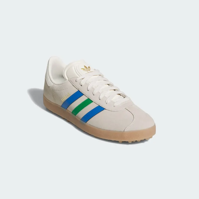 adidas Gazelle Spikeless Golf Chalk White Green Blue Bird (JI4165)