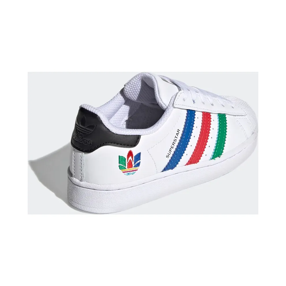 adidas Superstar Cloud White / Green / Core Black (FW5238)