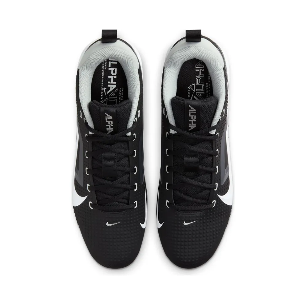 Nike Alpha Menace 4 Varsity Black Light Smoke Grey Metallic Silver White (FN0027-001)