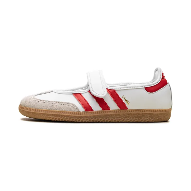 Adidas Samba Jane GS “White Red Gum” (JR7435)