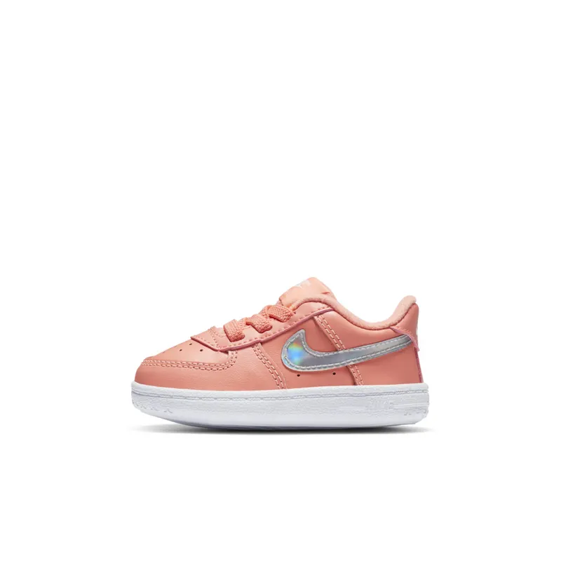 Nike Force 1 Cot Baby Bootie Pink (CK2201-600)