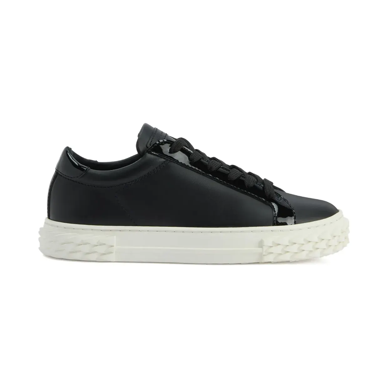 Giuseppe Zanotti Blabber aus Lackleder “Black” (RW50024H02)