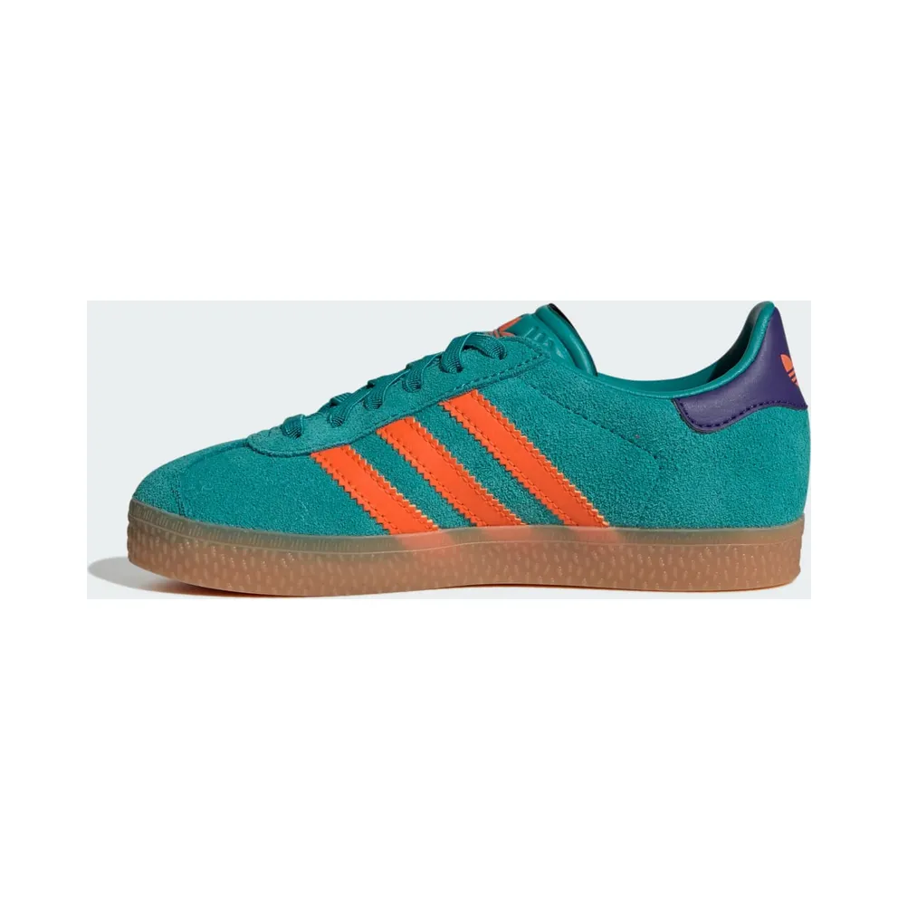 Adidas Gazelle Comfort Closure with Elastische Veters Kids Pure Teal / Impact Orange / Collegiate Purple (JR7428)