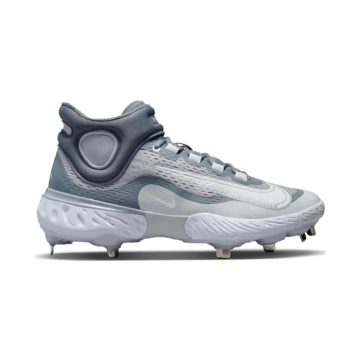 Nike Alpha Huarache Elite 4 Mid Wolf Grey White (DJ6520-012)