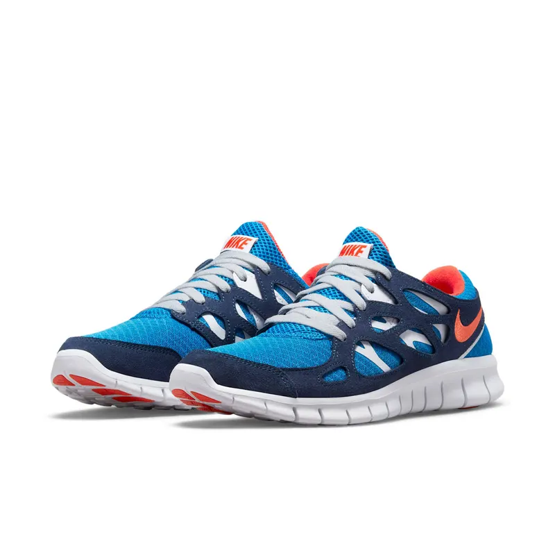 Nike Free Run 2 Light Photo Blue Orange (537732-403)