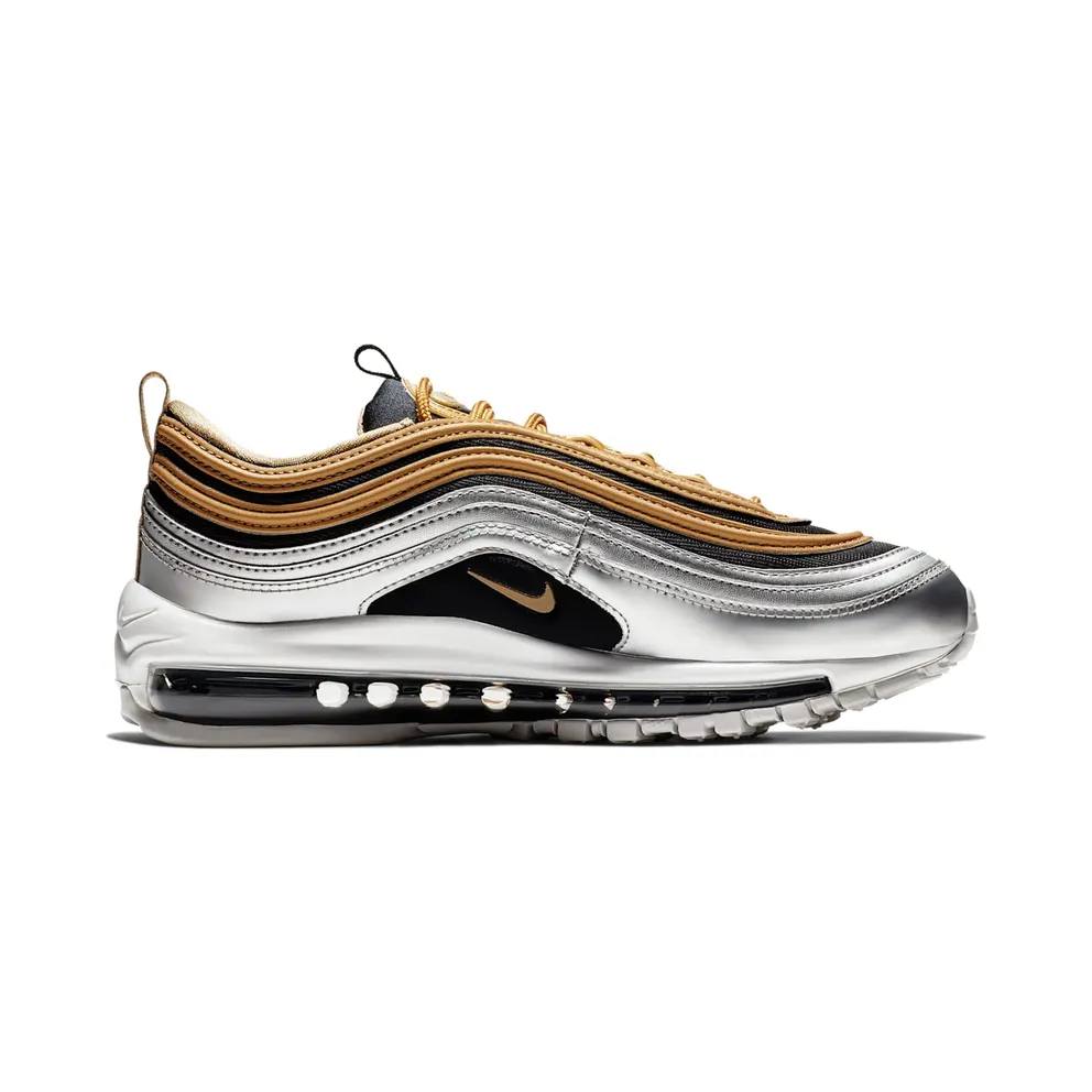 Nike Womens Air Max 97 Metallic Gold Silver (2018) (AQ4137-700)