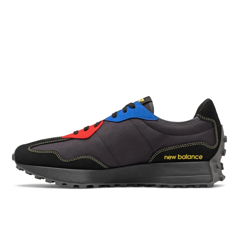 New Balance 327 Black Yellow Blue Red (MS327BC1)