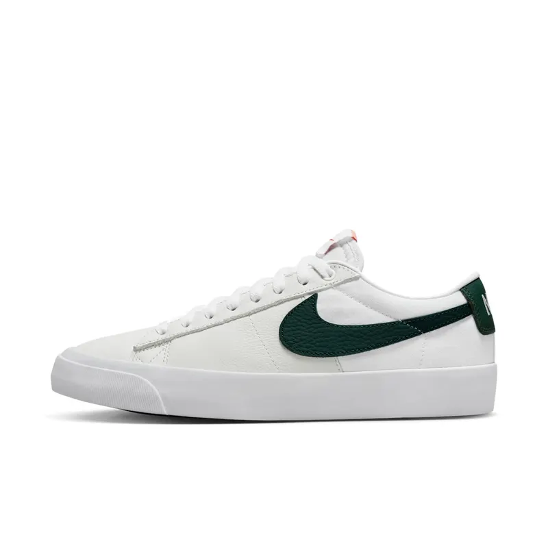 Nike SB Zoom Blazer Low GT “Orange Label – White / Pro Green” (DR9099-100)