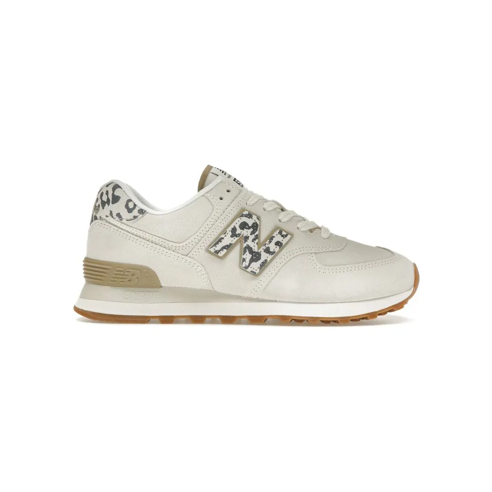 New Balance 574 Sea Salt Leopard Gum (WL574XD2)