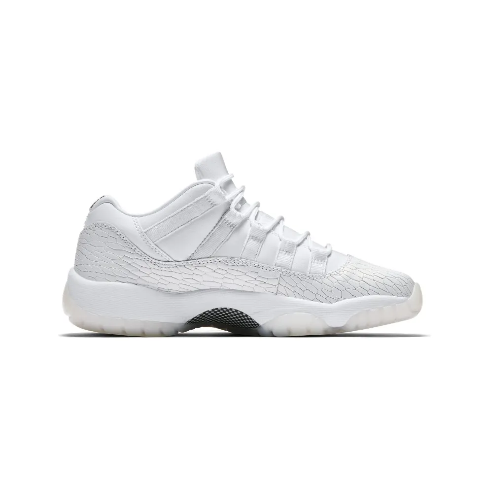 Jordan 11 Retro Low Heiress Pure Platinum (GS) White/White-Pure Platinum (897331-100)