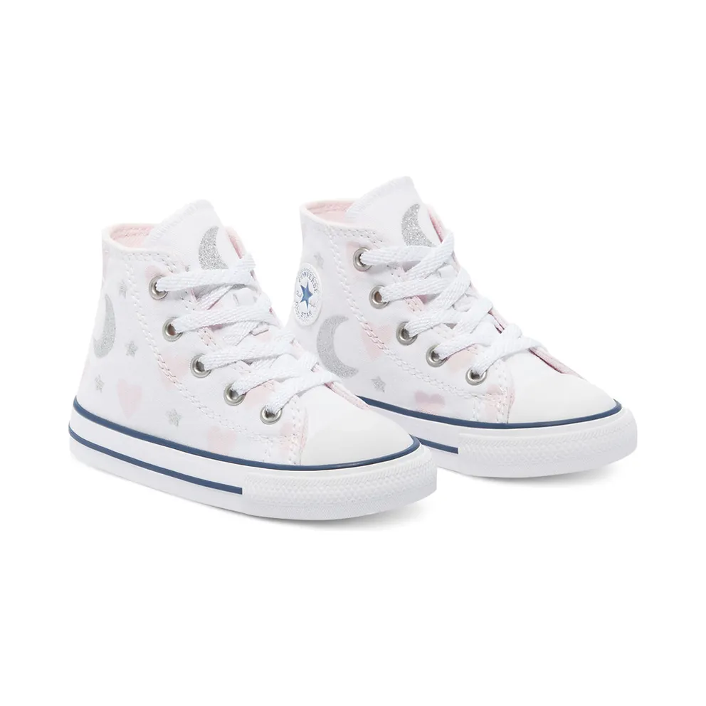 Converse My Wish Chuck Taylor All Star High Top White/pink/silver (771093C)