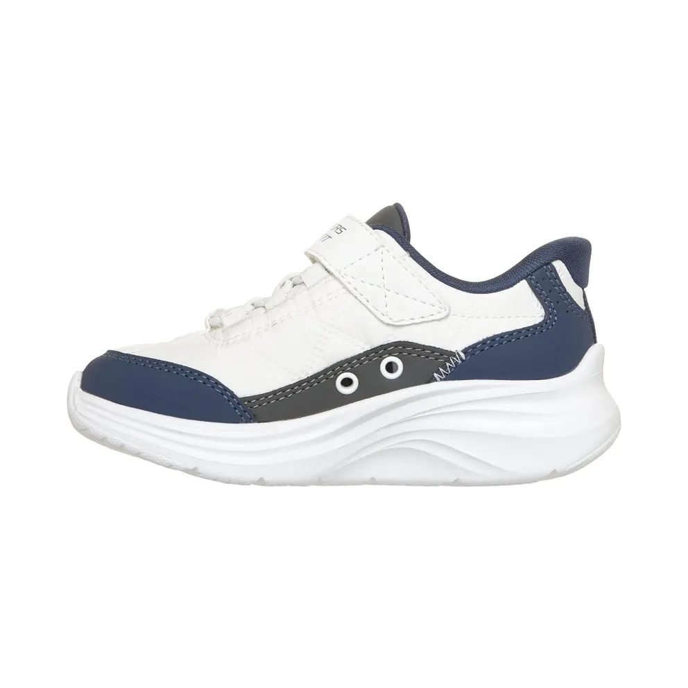 Skechers Slip-ins: Comfy Sprints – Cozy Fit Sneaker White/Marine