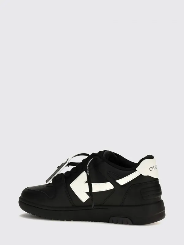 Off-White Bicolor Out Of Office in Leather and Recycled Polyester Black (M189C9L0191001)