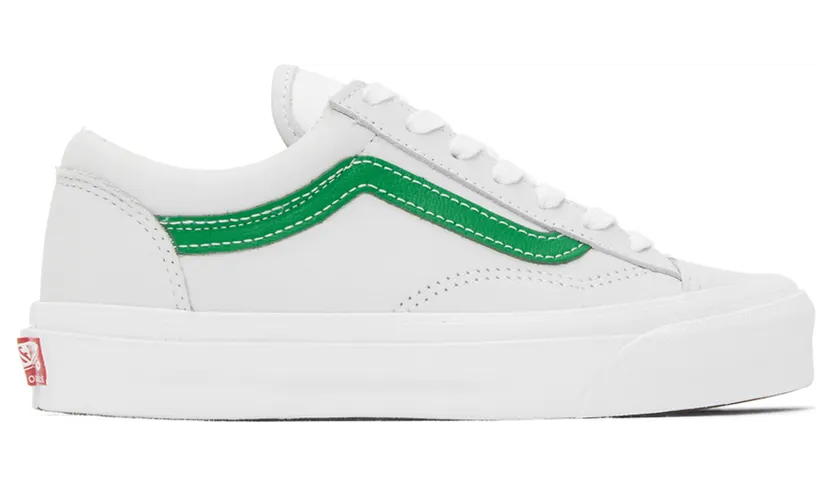Vans Grey & Green OG Style 36 LX Sneakers (VN0A4BVE21C)