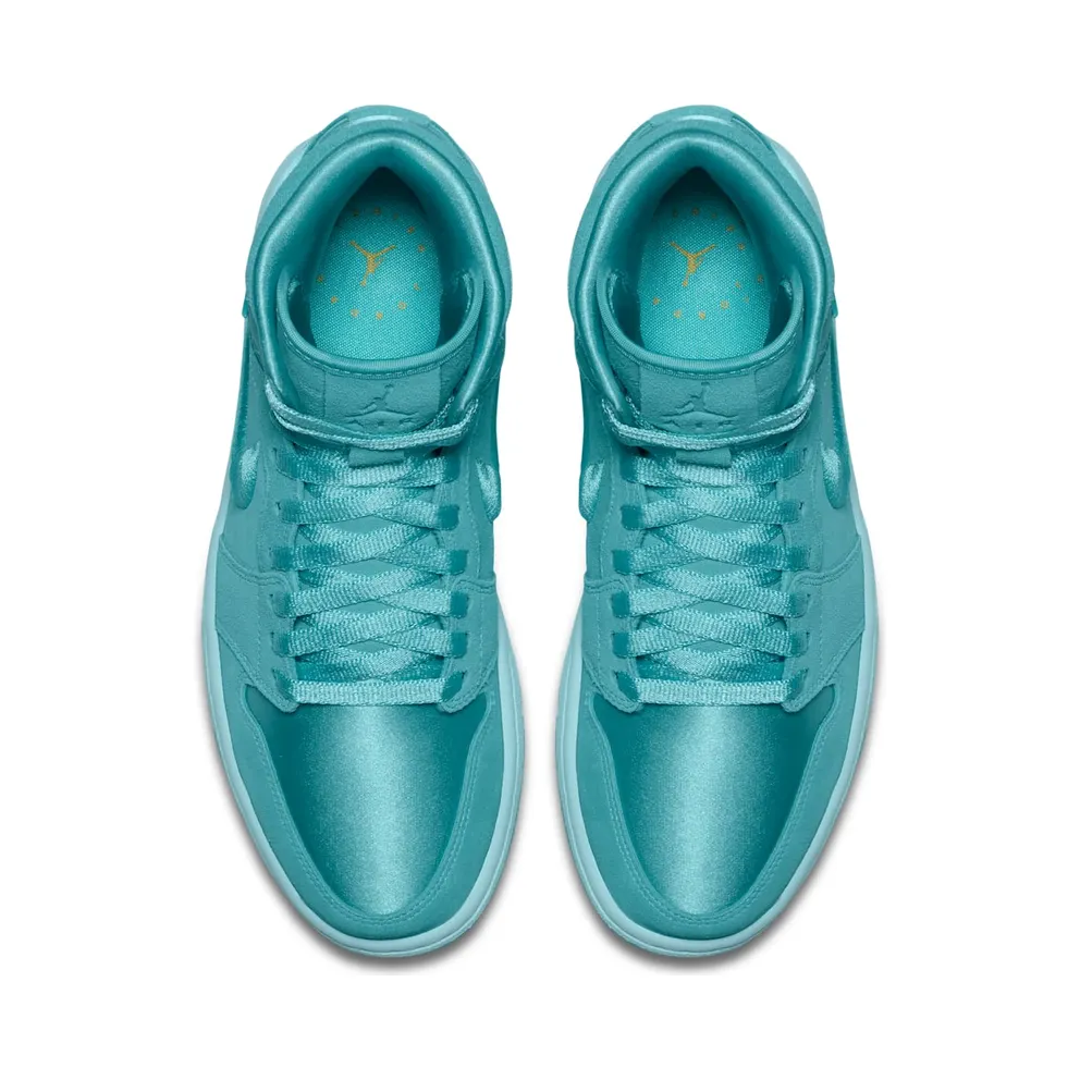 Jordan 1 Retro High Season of Her Light Aqua (W) Light Aqua/White-Metallic Gold (AO1847-440)